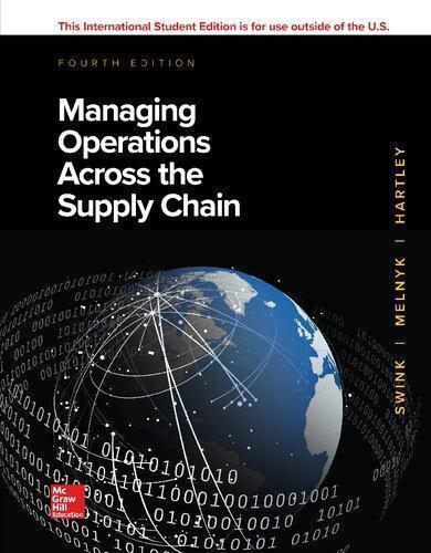 Managing Operations Across The Supply Chain 4th