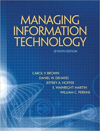 Managing Information Technology What Managers Need to Know 7th