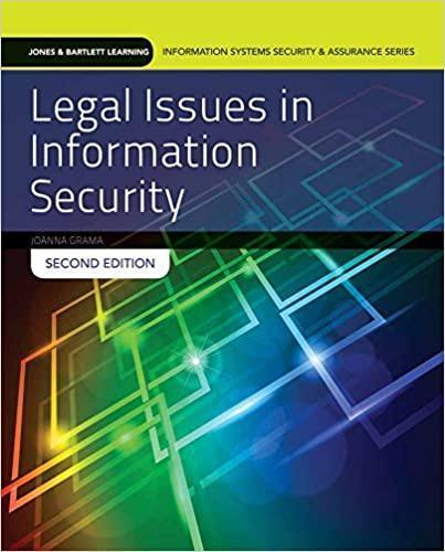 Legal Issues In Information Security 2Nd Legal Issues In Information Security 2Nd