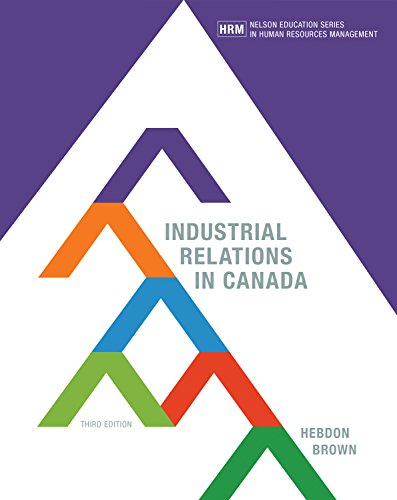 Industrial Relations in Canada 3rd