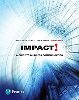 Impact A Guide to Business Communication 9th Impact A Guide to Business Communication 9th